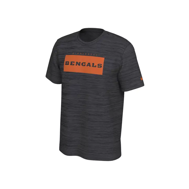 T-shirt d'entraînement Velocity de légende des Bengals de Cincinnati NFL NOIR