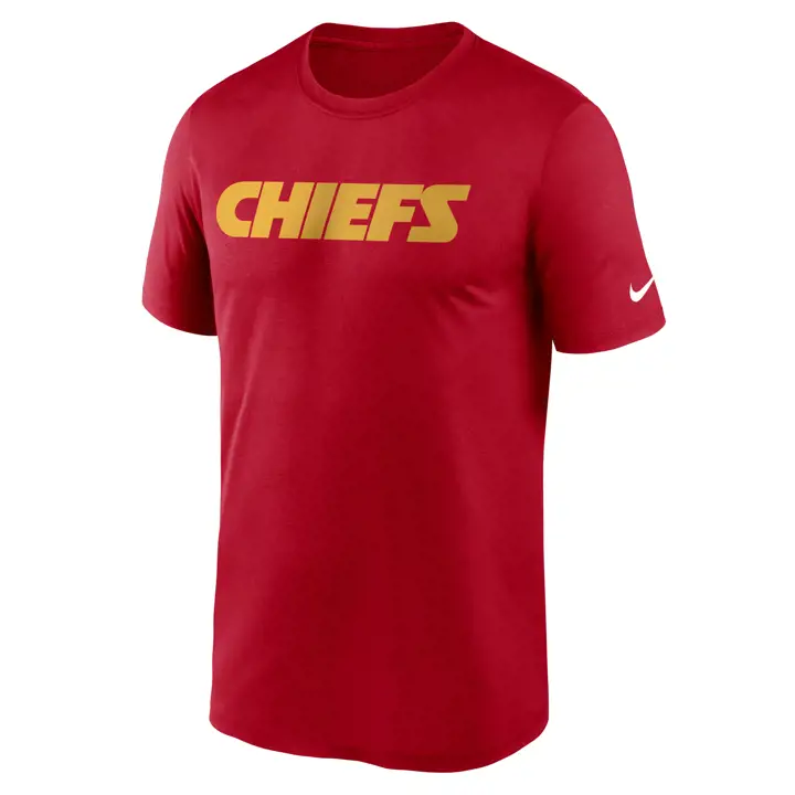 T-shirt NFL "Wordmark Legend" des Chiefs de Kansas City, ROUGE
