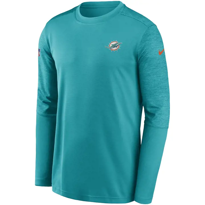 Haut à manches longues anti-UV MIAMI DOLPHINS NFL Coach AQ