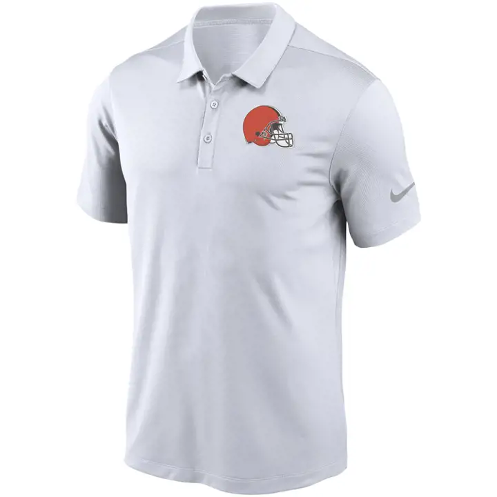 CLEVELAND BROWNS NFL Team Logo Franchise Polo BLA