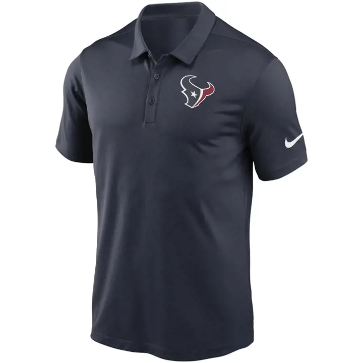 Polo Franchise Logo Équipe NFL HOUSTON TEXANS BLEU MARINE