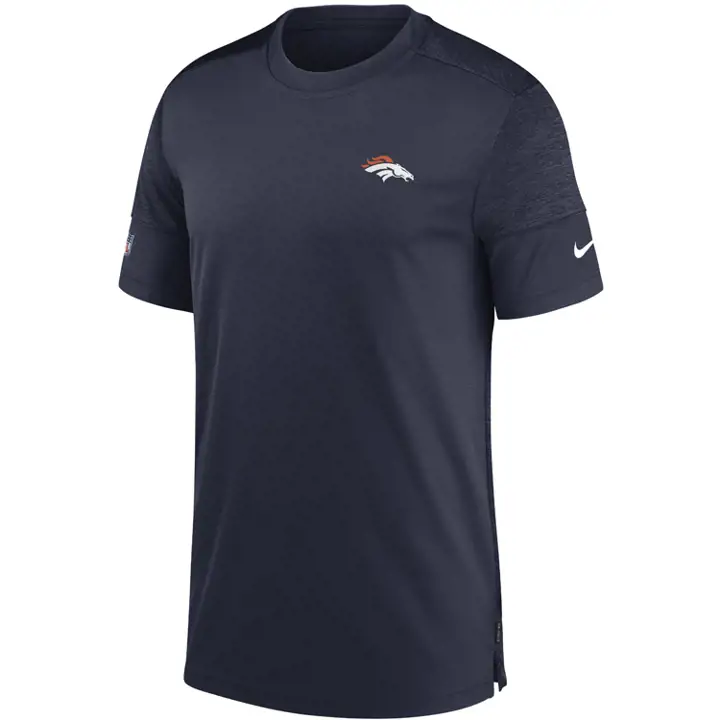 Haut à manches courtes DENVER BRONCOS NFL Coach UV MARINE