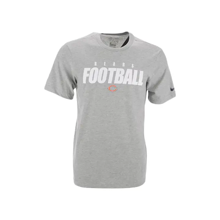 CHICAGO BEARS NFL Dri-Fit Coton Football T-shirt CHARBON