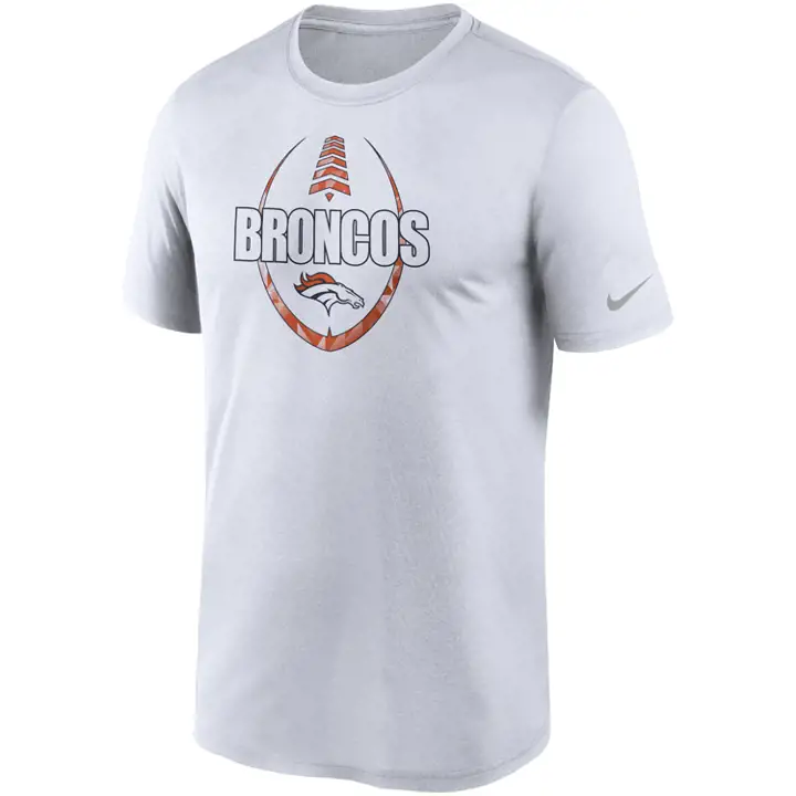 T-shirt essentiel Denver Broncos NFL Icon WHT