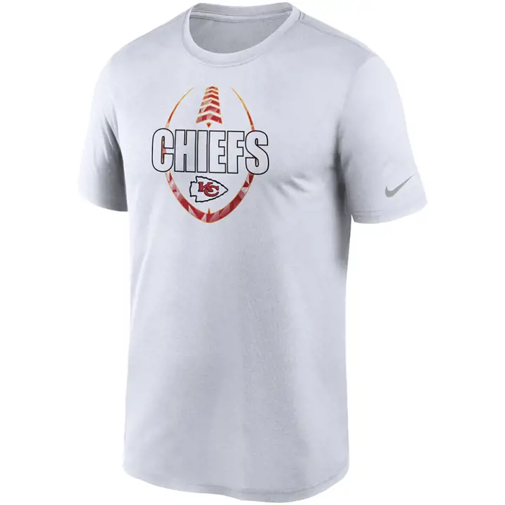 T-shirt essentiel icône de la NFL KANSAS CITY CHIEFS WHT