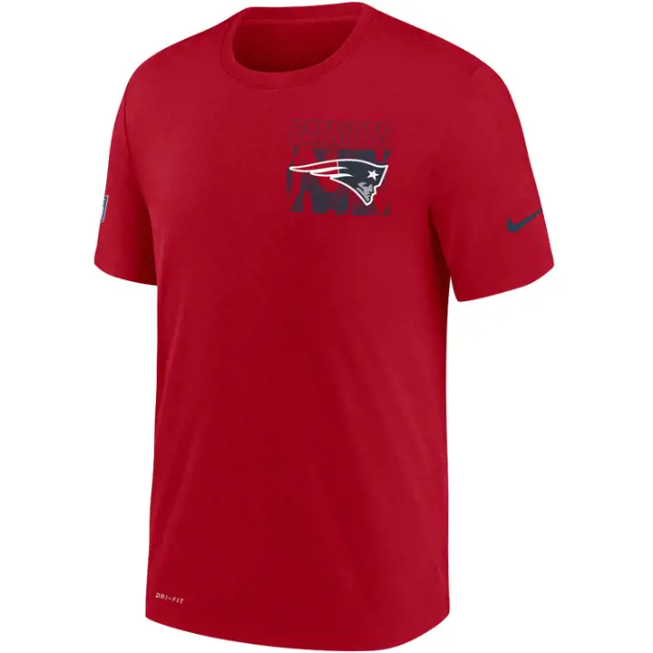 T-shirt en coton Dri-Fit NFL New England Patriots RED