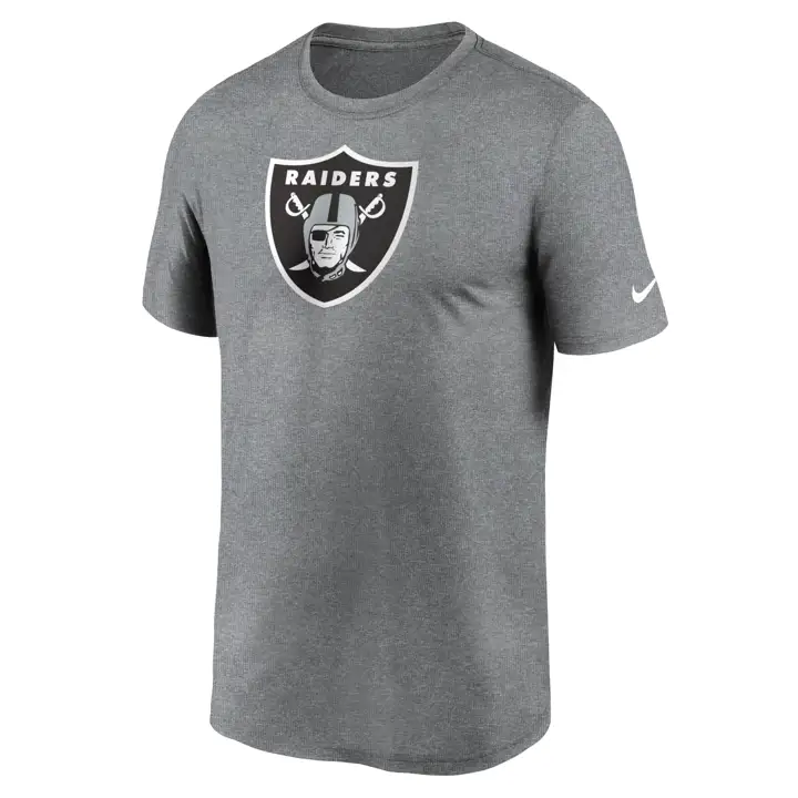 T-shirt LAS VEGAS RAIDERS NFL Logo Legend GRIS