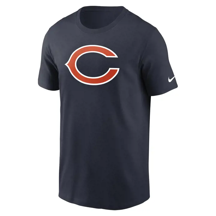 CHICAGO BEARS NFL Logo Essential T-Shirt NAVY