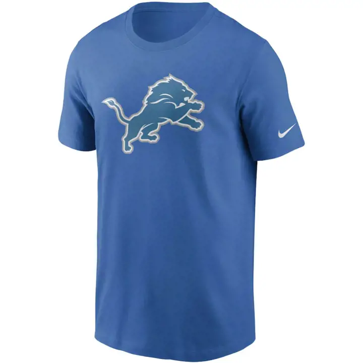 T-shirt essentiel à logo NFL DETROIT LIONS BLEU