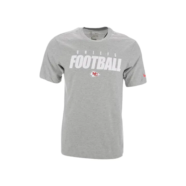 T-shirt de football en coton Dri-Fit NFL Kansas City Chiefs