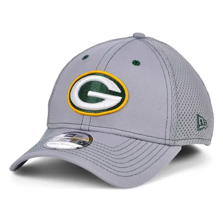 Casquette NFL Basic Fashion Neo 39THIRTY GRY des GREEN BAY PACKERS
