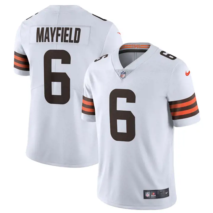 Maillot de match NFL CLEVELAND BROWNS blc Mayfield