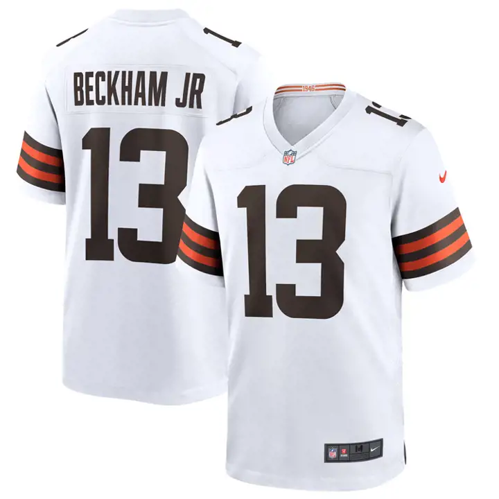 Maillot de match NFL CLEVELAND BROWNS blc Jr.