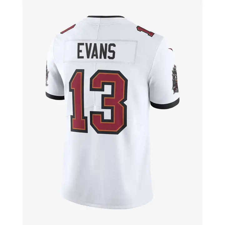 Maillot de match NFL des Buccaneers de Tampa Bay blanc Evans