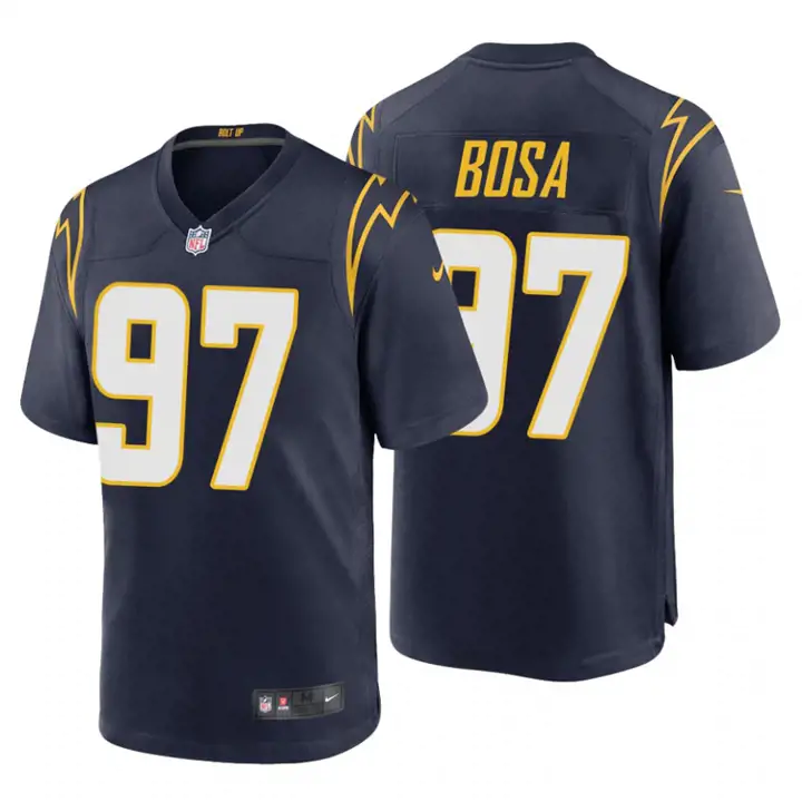 Maillot de match NFL LOS ANGELES CHARGERS bleu marine Bosa