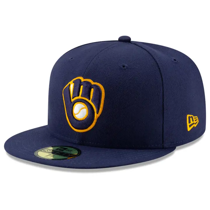 Milwaukee Brewers MLB Authentic Collection Enfant HM Marine F.