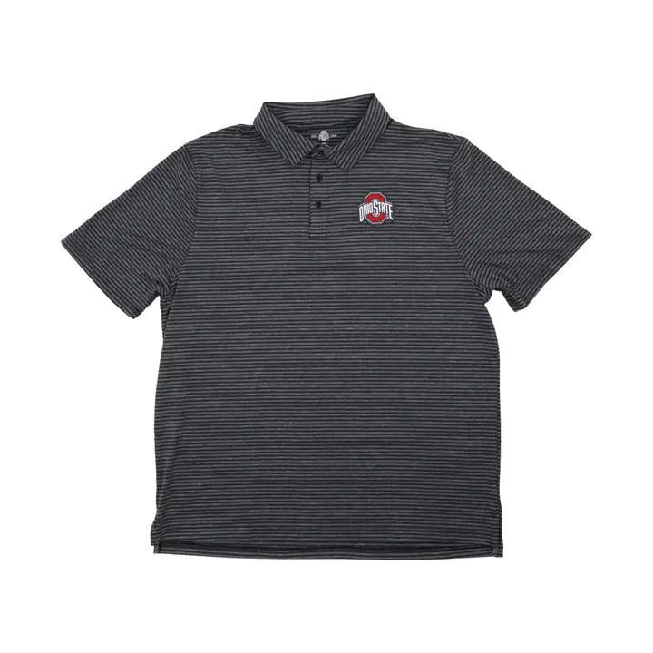 POLO OHIO STATE BUCKEYES NCAA BUNKER NOIR