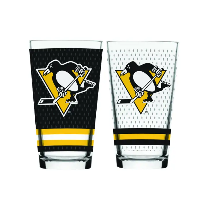 Ensemble de 2 verres mélangeurs Pittsburgh Penguins LNH