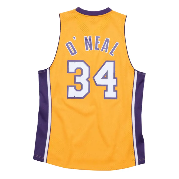 LAKERS NBA Maillot M&N Swingman Shaquille O'Neal jaune
