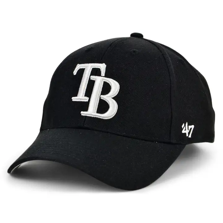 Casquette MVP noire et blanche MLB Tampa Bay Rays