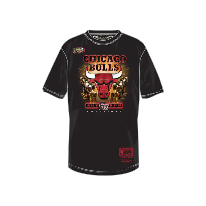 T-shirt Chicago Bulls MN Bulls 6x Trophy noir