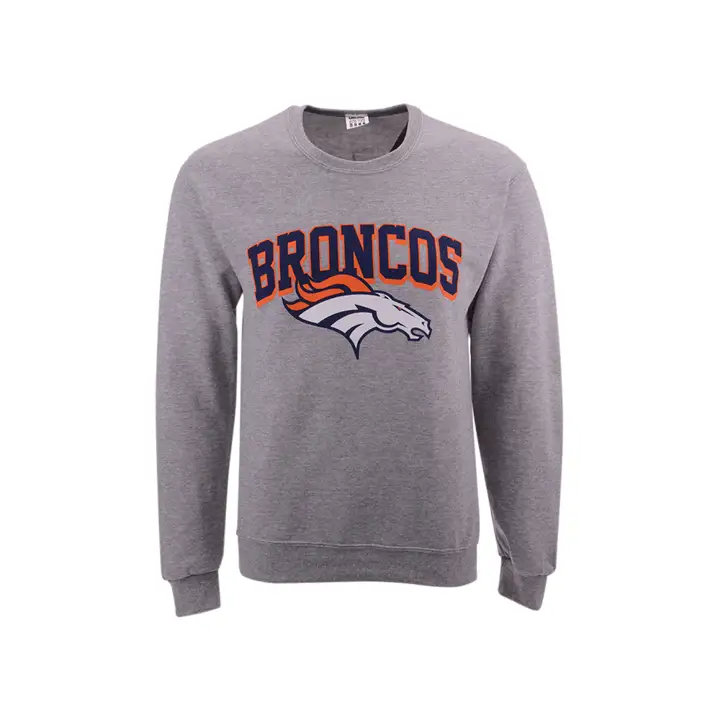 Denver Broncos NFL Classic Crew 19 gris