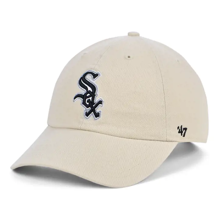 CASQUETTE CHICAGO WHITE SOX MLB Bone '47 Clean Up naturel