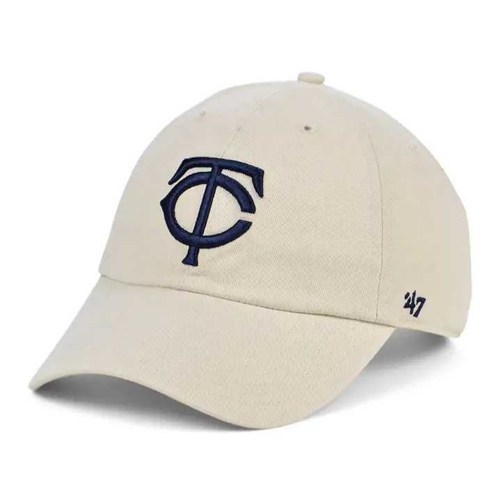 MINNESOTA TWINS MLB Casquette réglable '47 Clean Up blanc cassé