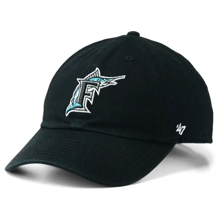 Casquette MLB Coop '47 Clean Up noire Florida Marlins