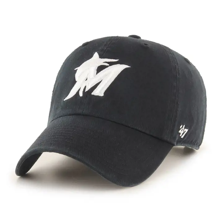 Miami Marlins MLB Noir/Blanc '47 Clean Up blc