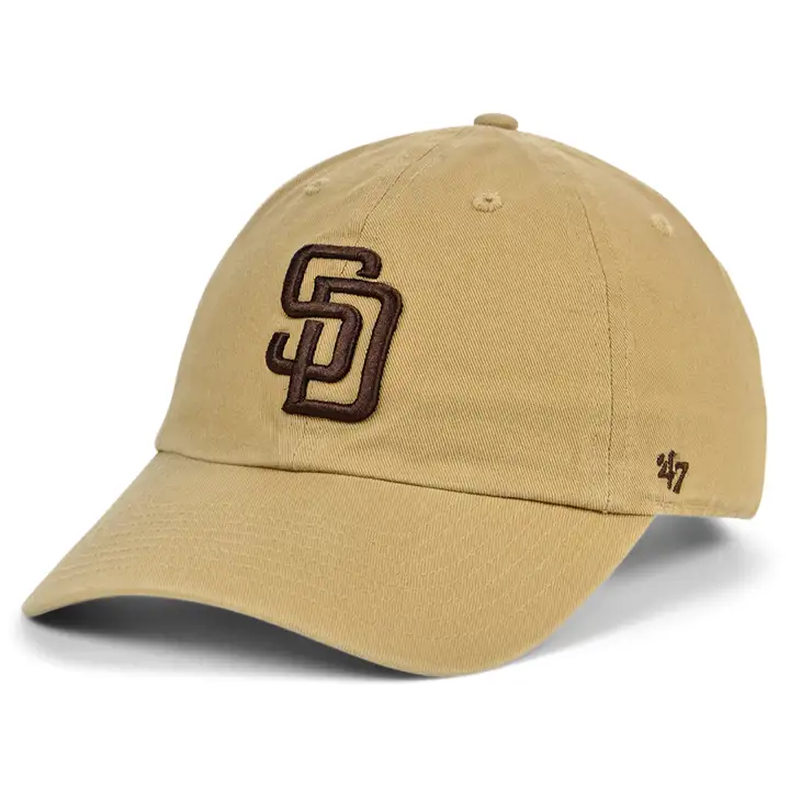Casquette '47 Clean Up MLB San Diego Padres kaki