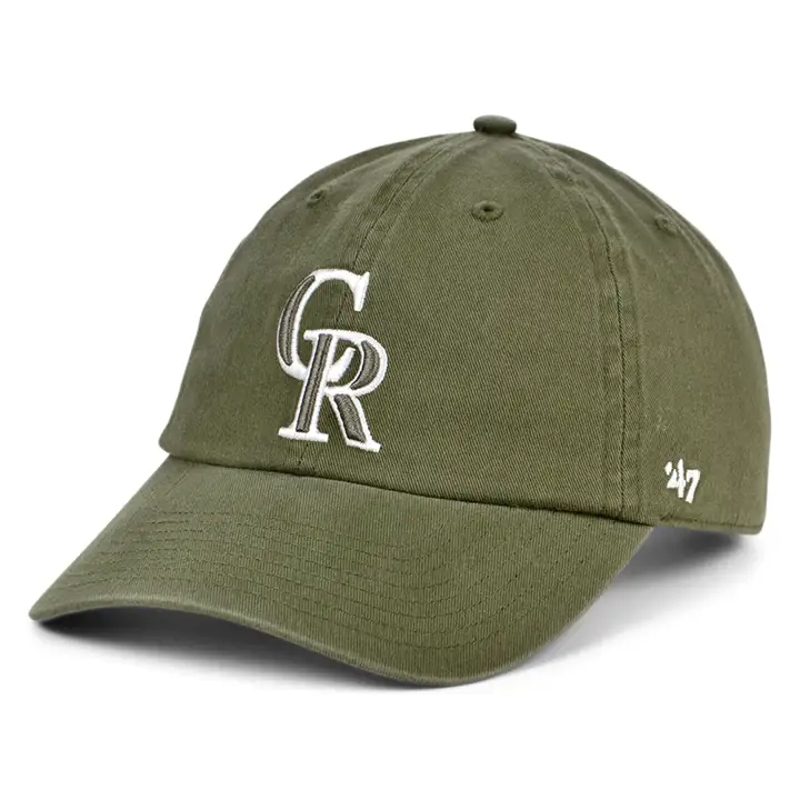 Colorado Rockies MLB Olive/Wht '47 Clean Up olv