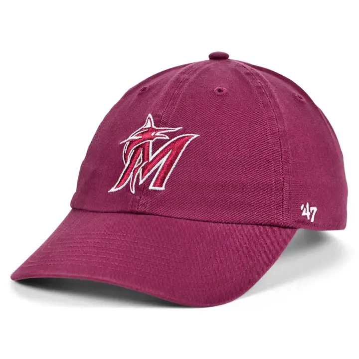 Casquette MLB '47 Clean Up Miami Marlins blc/rge