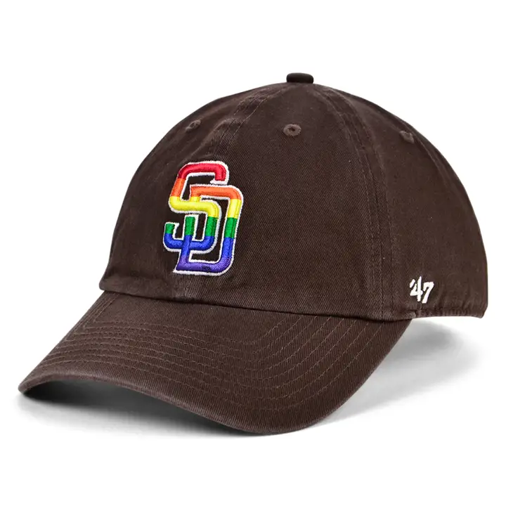 San Diego Padres MLB Pride Clean Up brn