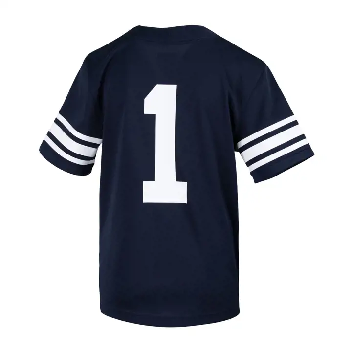 Maillot Réplique Jeune NCAA Cougars de BYU FB bleu marine