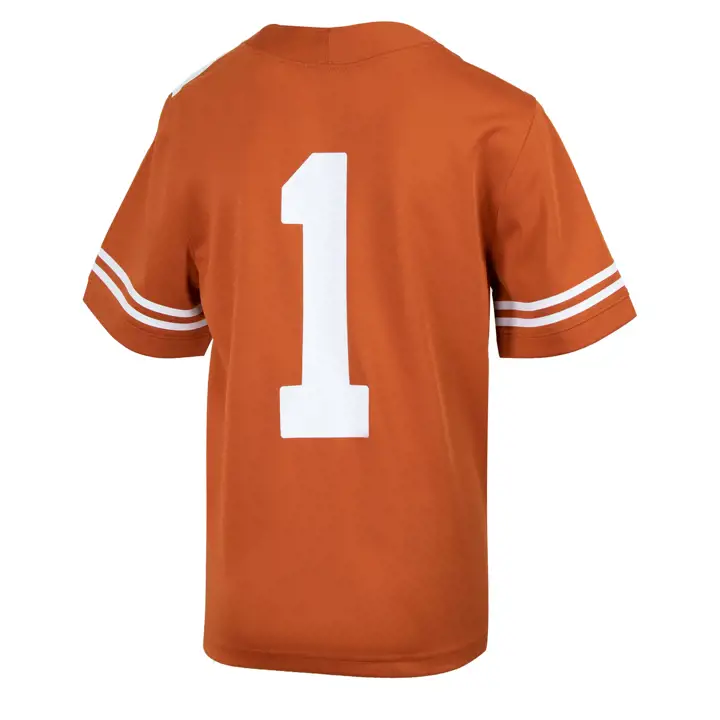 Maillot de match de football américain replica NCAA pour jeunes Texas Longhorns