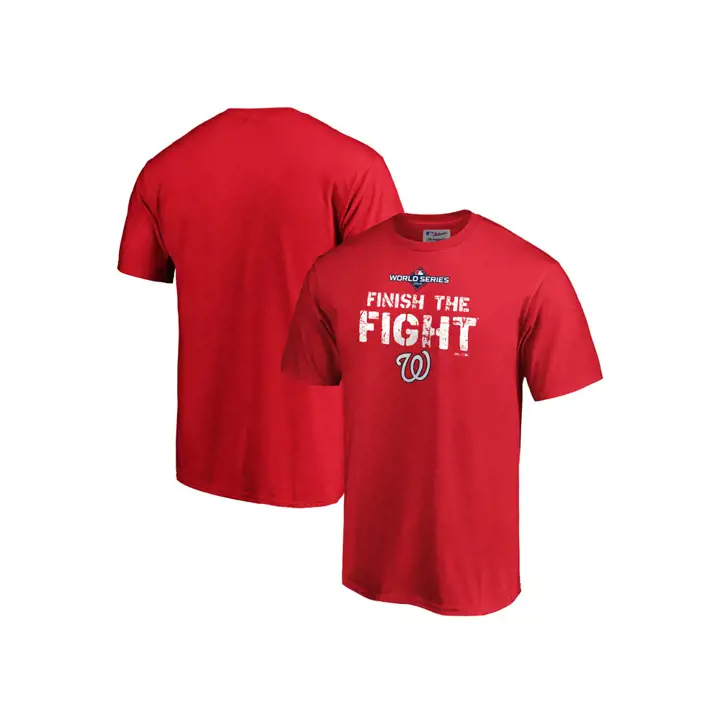 Nationals MLB WS Participant Dugout T-Shirt 19 rouge