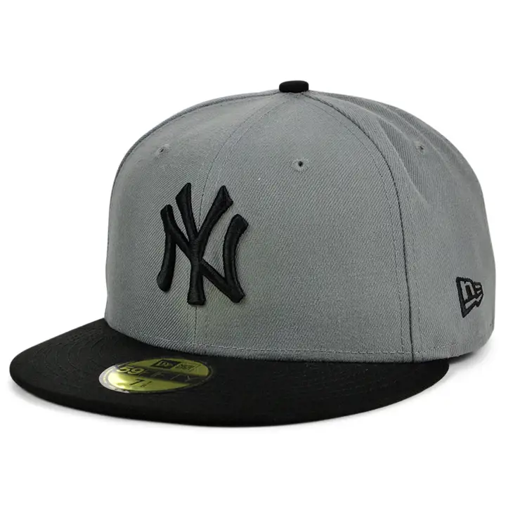 Yankees MLB BASIC GRAY/BLACK 59FIFTY S-GRY