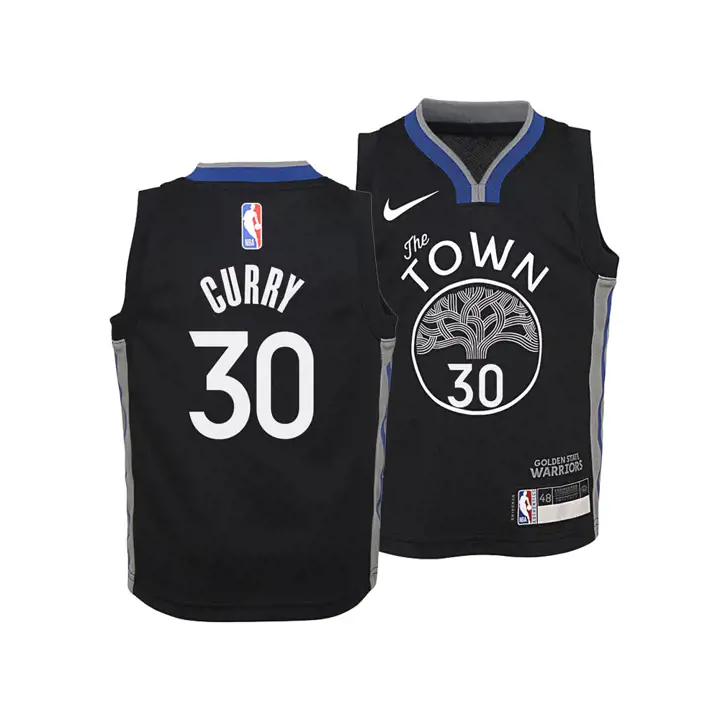 Maillot Swingman Stephen Curry (Golden State Warriors) Édition City NBA pour enfant 19