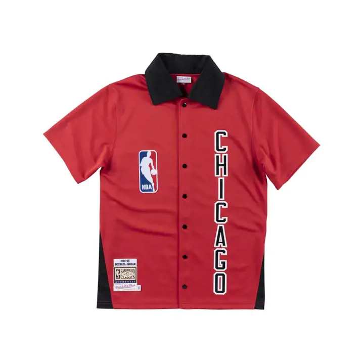 Maillot de tir authentique BULLS MN Michael Jordan ROUGE/NOIR