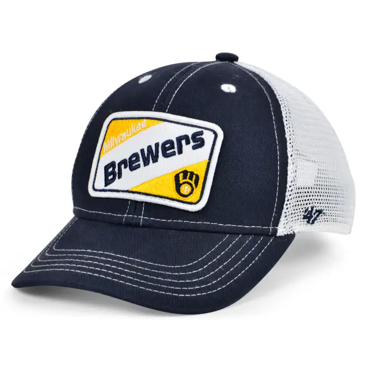 Casquette MLB enfant MILWAUKEE BREWERS Woodlawn '47 MVP bleu marine