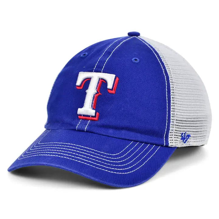 TEXAS RANGERS MLB Casquette Trawler '47 Clean Up rbl