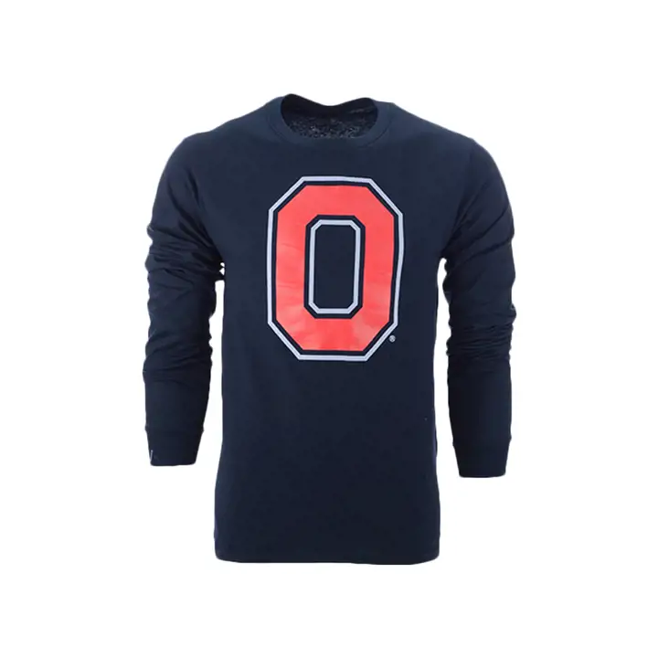 T-shirt manches longues Ohio State NCAA Block O noir