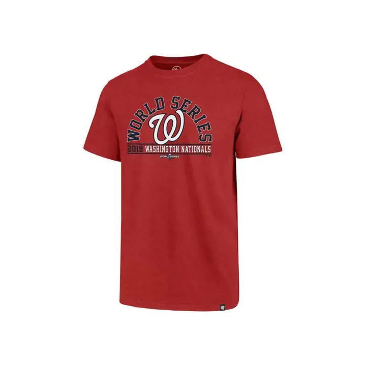 T-shirt Washington Nationals MLB World Series ID Club 19 ROUGE