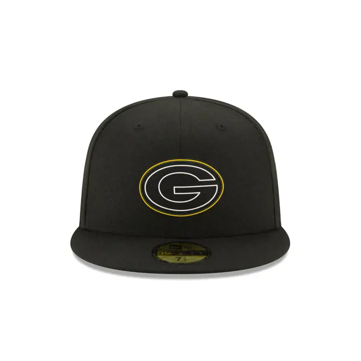 Green Bay Packers Casquette 59FIFTY NFL Draft 2020 Noir