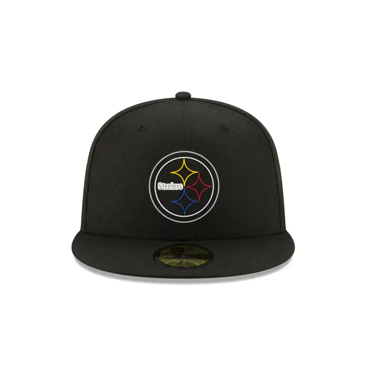 Casquette 59FIFTY NFL Draft 2020 des Pittsburgh Steelers noire