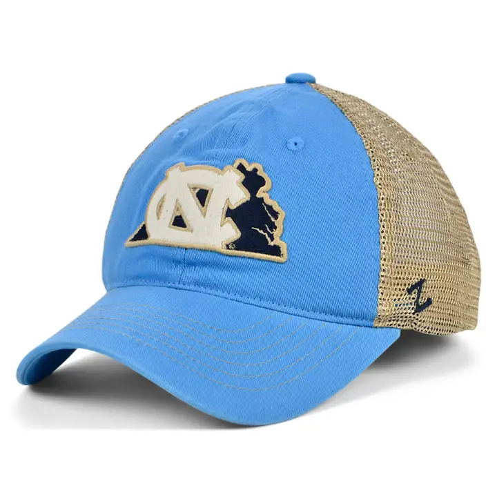 North Carolina Tar Heels NCAA Territory Mesh bleu ciel/beige