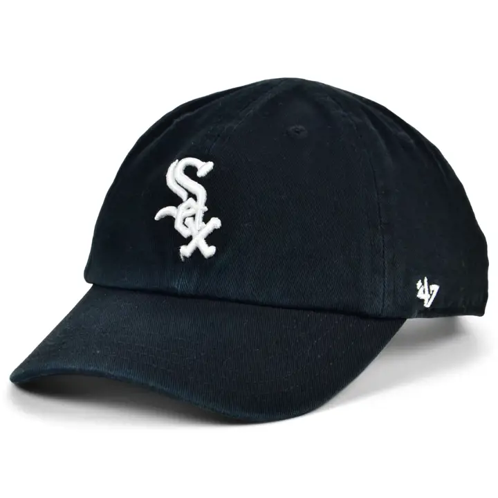 Casquette Enfant MLB CHICAGO WHITE SOX '47 Clean Up Sox noire