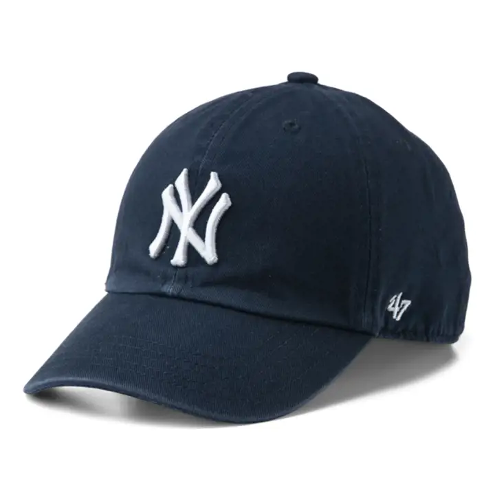 NEW YORK YANKEES MLB Enfants OFR Casquette réglable '47 Clean Up NY marine