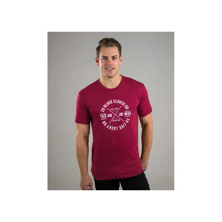 BLK CLOVER BC REDIRECTED SS T rouge